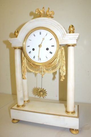 Stunning & Gorgeous,  Large Antique French Empire Clock - Circa 1790 France photo