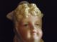 2 Vintage Antique Porcelain Bust Figurine Blonde Girl & Boy - Figurines photo 5