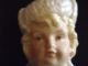 2 Vintage Antique Porcelain Bust Figurine Blonde Girl & Boy - Figurines photo 6