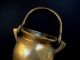 Very Rare Small Antique German Tripod Cauldron,  18th Century Ad. Metalware photo 1
