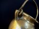 Very Rare Small Antique German Tripod Cauldron,  18th Century Ad. Metalware photo 2