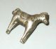 Old Silver Chinese Horse Bead,  Charm,  Pendant Etched,  Carved Necklaces & Pendants photo 2
