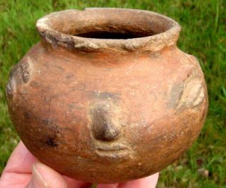 Face Pot,  Tennessee,  Mississippian,  19th Century Find photo