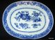 Wonderful Antique Blue White 18th Chinese Porcelain Flower Assiette Serving Dish Plates photo 1