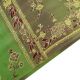 Vintage Interior Embroidered Saree Fabric Soie Sarong Sari Drape Craft Green Other photo 4