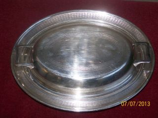 Vintage Silver Plated Entree Lidded Serving Dish By.  Sheffield photo