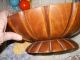 Primitives - Round Wooden Bowl - Outside Very Pretty - 11 1/2 