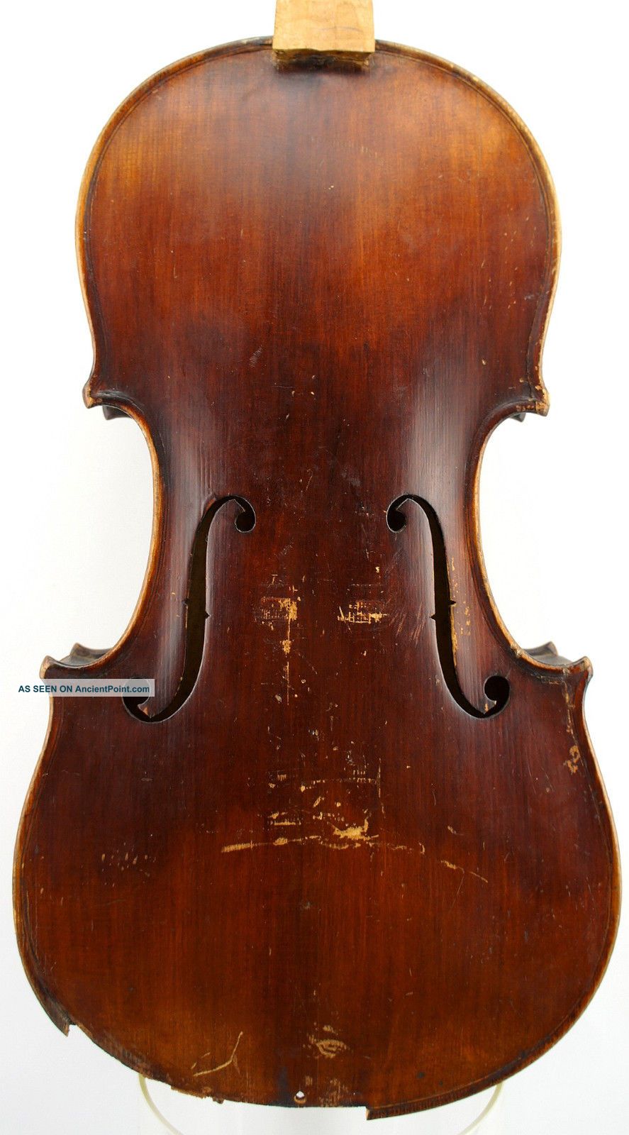 Antique Mittenwald German Violin For Restoration And Repair - String photo