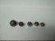 5 Antique Brass Cricket Cage & Bell Shaped Buttons Buttons photo 1