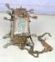 1700 ' S Antique Copper Brass Hand Carved Hindu Temple Fire Pit Hanging Sigari India photo 3