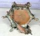 1700 ' S Antique Copper Brass Hand Carved Hindu Temple Fire Pit Hanging Sigari India photo 4