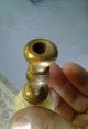 Antique Asian Chinese Carved Jade Stone Soapstone Lamp Finial Brass China Other photo 3