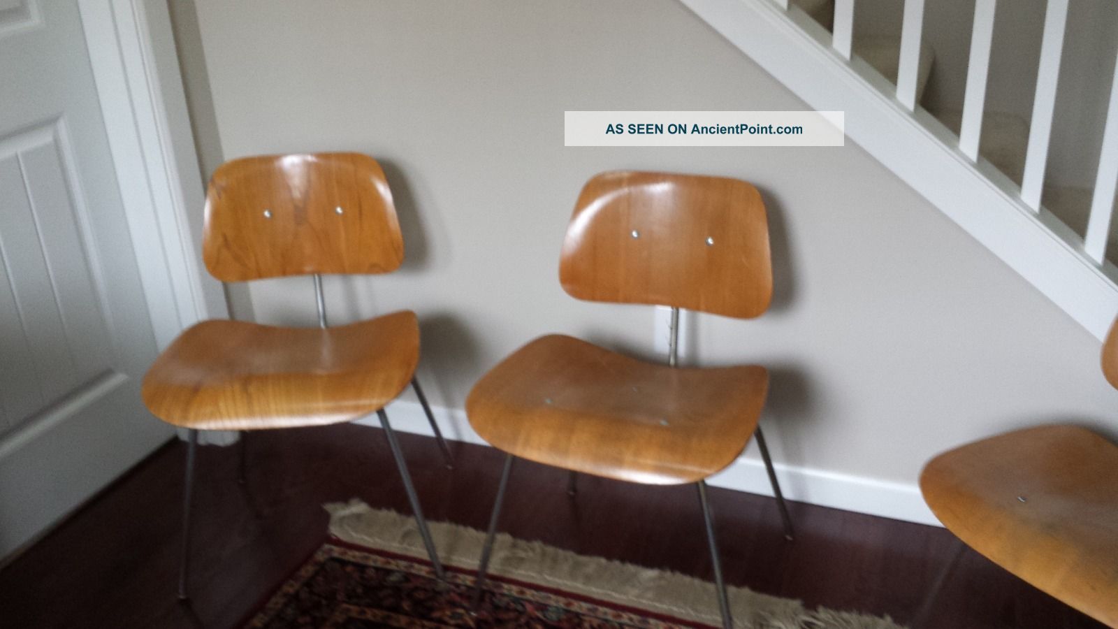 Eames Plywood Chairs And Table 4 Chairs And 2 Lounge Chairs W/table Mid-Century Modernism photo