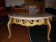 Vintage Round Coffee\ Accent Table Possible Made By Louis Xvi Made In Italy 1900-1950 photo 1