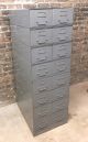 Vintage Mid - Century Metal File Storage Steam Punk Gray Record Files Wooster,  Oh Other photo 1