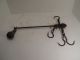 Antique Primitive 4 Hook Scale Balance Forged Iron W/weight Farm,  Steel Yard Scales photo 1