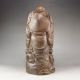 Collectibles Hand - Carved Chinese Eaglewood Hard Wood Statue Laughing Buddha Buddha photo 5