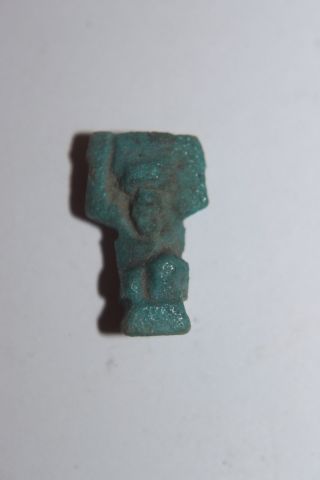 Ancient Egyptian Shu Amulet C.  380 4th Century Bc photo