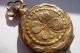 Antique Victorian Miniature Bronze Cased Compass Chatelaine Charm Compasses photo 2