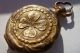 Antique Victorian Miniature Bronze Cased Compass Chatelaine Charm Compasses photo 7