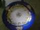 Very Ornate Old Paris Royal Blue Compote Other photo 1