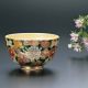 Kutani Ware Tea Bowl Hanazume Green Glaze Taki Chawan Matcha Green Tea Japanese Bowls photo 11