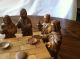 Hand Carved Wood Folk Art Last Supper Religious Sculpture Carved Figures photo 4