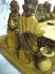 Hand Carved Wood Folk Art Last Supper Religious Sculpture Carved Figures photo 6