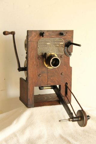 Edison Projecting Kinetoscope,  Hand - Crank 35mm Motion Picture Projector Head photo