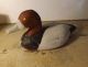 Antique Vintage Duck Decoy Redhead Hand Carved /painted Folk Art Wood Maryland Primitives photo 4