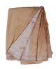 Vintage Sari Art Silk Weaving Work Indian Fabric Sari Brown Deco Craft 5yd Other photo 4