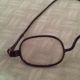 Antique Old Small Oval Metal Spectacles - Unmarked Optical photo 1
