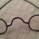 Antique Old Small Oval Metal Spectacles - Unmarked Optical photo 2