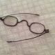 Antique Old Small Oval Metal Spectacles - Unmarked Optical photo 4