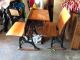 Antique School Desk With Matching Back Chair 1900-1950 photo 1