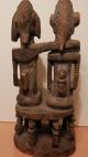 Old Antique Africa African Primitive Wood Sculpture Carving Fine Tribal Folk Art Sculptures & Statues photo 2