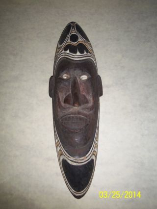 Hand Carved Chambri Spirit Mask. . .  Directly From The Source Papua New Guinea photo