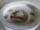 Antique 1915 Glazed Ironstone Baby ' S Plate,  Feeding Dish,  Baby Bunting & Bunch Other photo 11