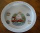 Antique 1915 Glazed Ironstone Baby ' S Plate,  Feeding Dish,  Baby Bunting & Bunch Other photo 1