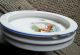 Antique 1915 Glazed Ironstone Baby ' S Plate,  Feeding Dish,  Baby Bunting & Bunch Other photo 6