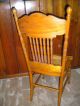 Antique Chair With Rattan - Caned Seat,  Polyurethane Finish - Pick Up Only 1900-1950 photo 3