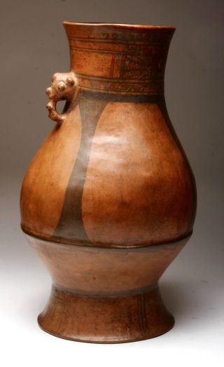 Inca Treadures Ltd Pre Columbian Nicoyan Vessel,  Pottery,  Artifact,  Relic,  Coa photo