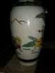 Antique Chinese Porcelain Crackle Glazed Vase With Ware Scene - Warriors - Horses Vases photo 4