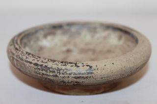 Ancient Roman Pottery Blackware Dish 3/4th Century Ad photo