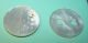 - 2 Antique Large Mother Of Pearl - Shell Buttons - Both Different - Sew - Craft - Art Buttons photo 1