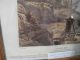 Antique 1870 Ca Lithograph Usgs Geological Survey Jackson Mine Art Print J.  Bien Mining photo 3