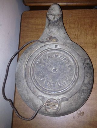 Antique P&b Mfg Co Nashville Hearth 1880 Cast Iron Kettle Pot Very Rare photo