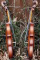 Antique Czech Violin By Josef Brandner,  Schonbach,  1921 + Coffin Case String photo 1
