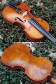 Antique Czech Violin By Josef Brandner,  Schonbach,  1921 + Coffin Case String photo 6