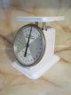 Vintage 25 Pound American Family Scale White Kitchen Scale Works Great Scales photo 2